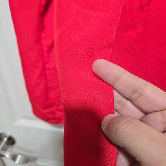 J.Crew Red Cami Tank Top Women’s Size 8 Adjustable Straps Date Night - Picture 5 of 7